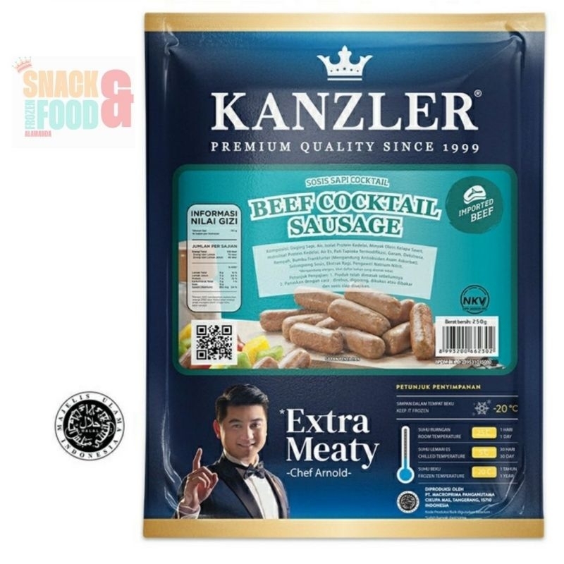 

Kanzler Sosis Beef Cocktail - 1 Pack