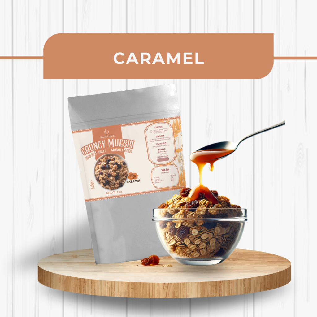 

Crunchy Muesli Granola Style 1 KG (Caramel) | Murah Meriah | Enak | Diet | Promo | Terjangkau | Nikmat | Promo | Renyah | Diskon | Sehat | Lezat | Ekonomis | Termurah | Granola | Oats | Sereal | Sarapan