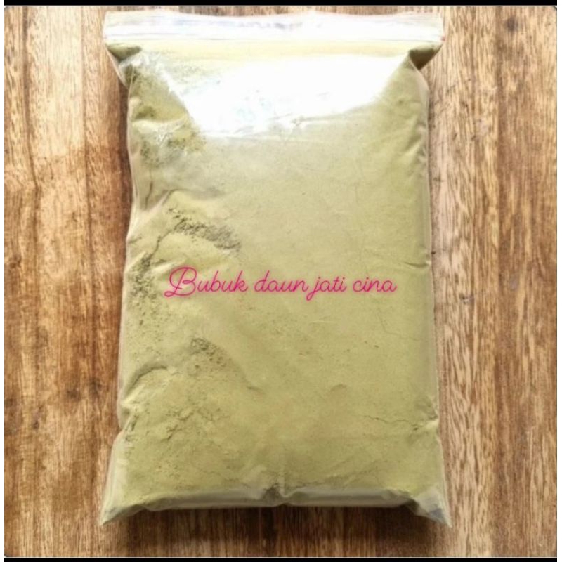 

bubuk daun jati cina 1kg/daun sena bubuk