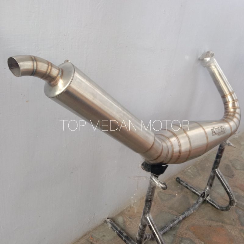 KNALPOT RX-KING KOLONG ABRT FULLSTAINLESS