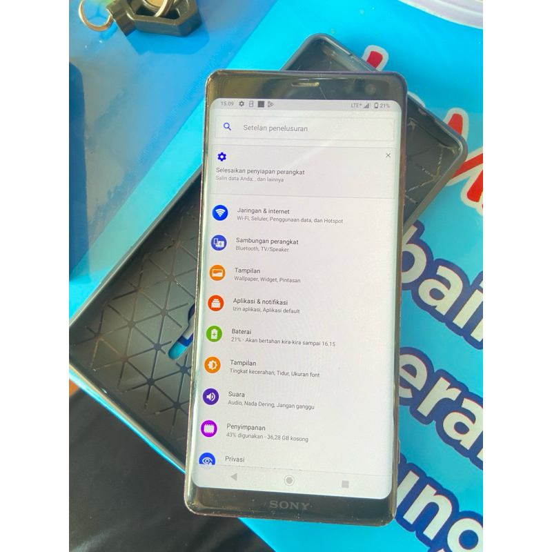 LCD Sony XZ3 Ori copotan