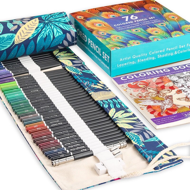 

PROMO HARI INI Pensil Warna Kain Rolling Gulung 76 Warna Fullset Lengkap Color Pencils Cloth 76 Colors