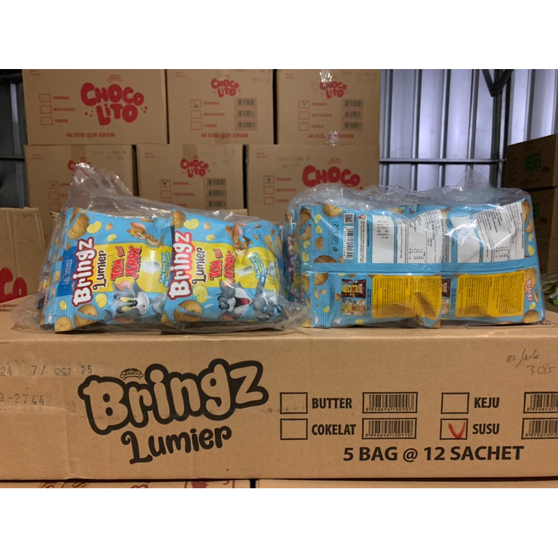 

Bringz Cookies Susu Kemasan 1 plastik isi 12 Bungkus