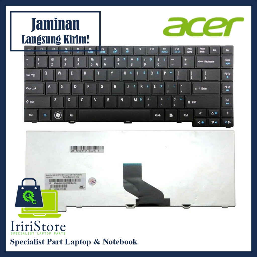 Keyboard Laptop Acer Travelmate 4750 4750G 4750Z 4750ZG TM4750 Black