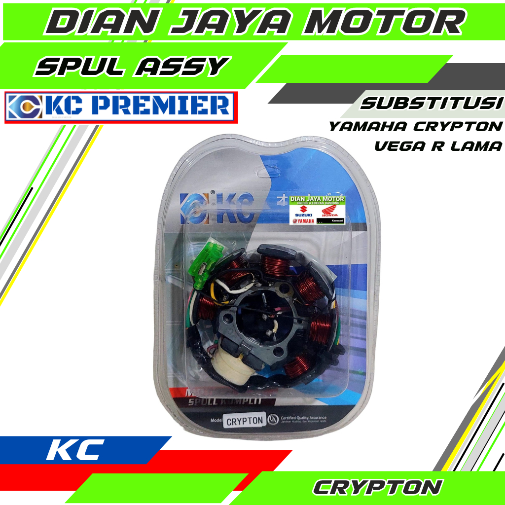 Sepul Spool Spoll Spul Crypton Vega Lama KC Premier Stator assy Yamaha Crypton Vega DJM Dian jaya mo