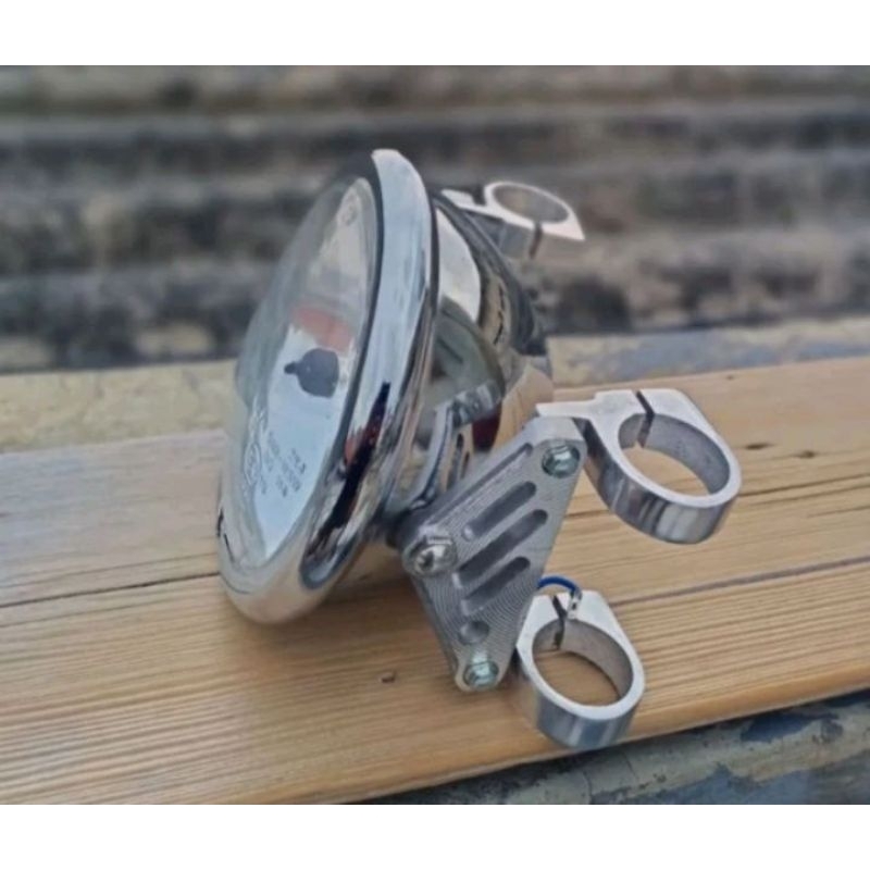 Paket Lampu Depan Cb Pesek Plus Pangkon Kupingan Lampu depan Cb Pesek