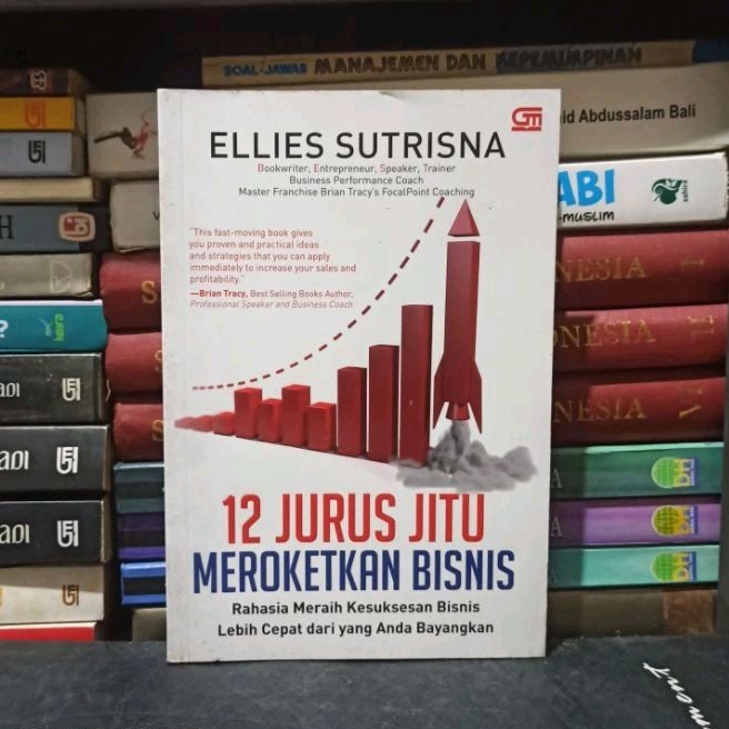 Buku Original 12 JURUS JITU MEROKETKAN BISNIS ELLIES SUTRISNA