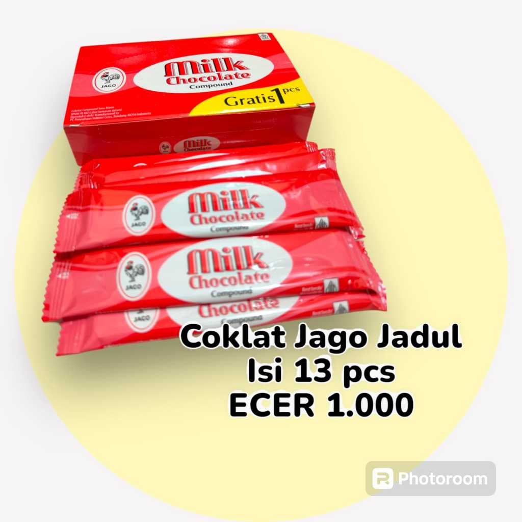 

COKLAT JAGO JADUL MILK CHOCOLATE (1 BOX ISI 13)