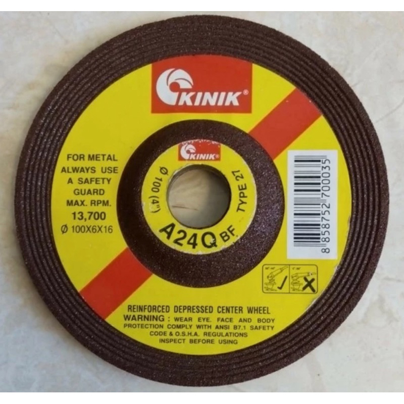 Batu Gerinda Poles Tebal 4” KINIK