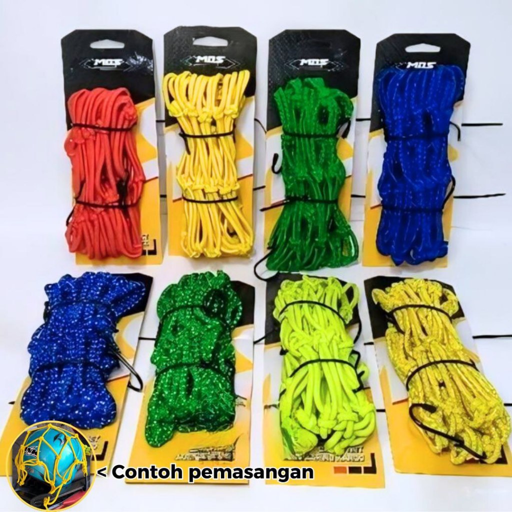JARING HELM MOTOR BAGASI BELAKANG UNIVERSAL JALA HELM BARANG HELM MOS UNIVERSAL SEMUA MOTOR