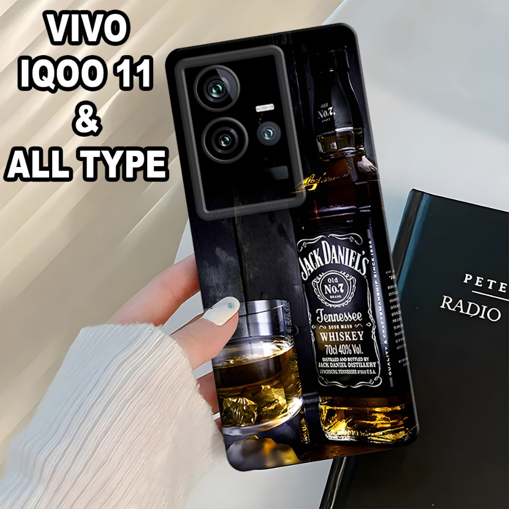 (GC31) Softcase karet Hp IQOO 11 Terbaru 2024 / Case Cowok / Case IQOO 11 Silikon Tpu Pro Camera / K