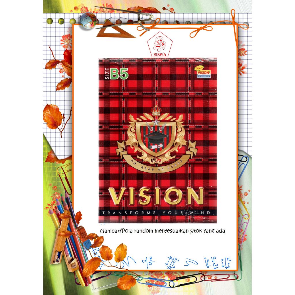 

Buku Vision B5 (big boss) Isi 50 lembar