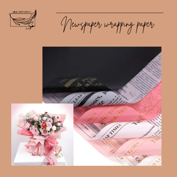 

(ECO) TERLARIS WRAPPING PAPER NEWSPAPER FLOWER BOUQUET KERTAS BUKET KERTAS KADO PEMBUNGKUS KADO MOTIF KORAN/KERTAS MURAH /KERTAS BUKET/KERTAS IMPORT /KERTASMOTIF