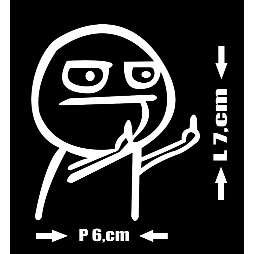 

CUTTING STICKER FUVK YOU