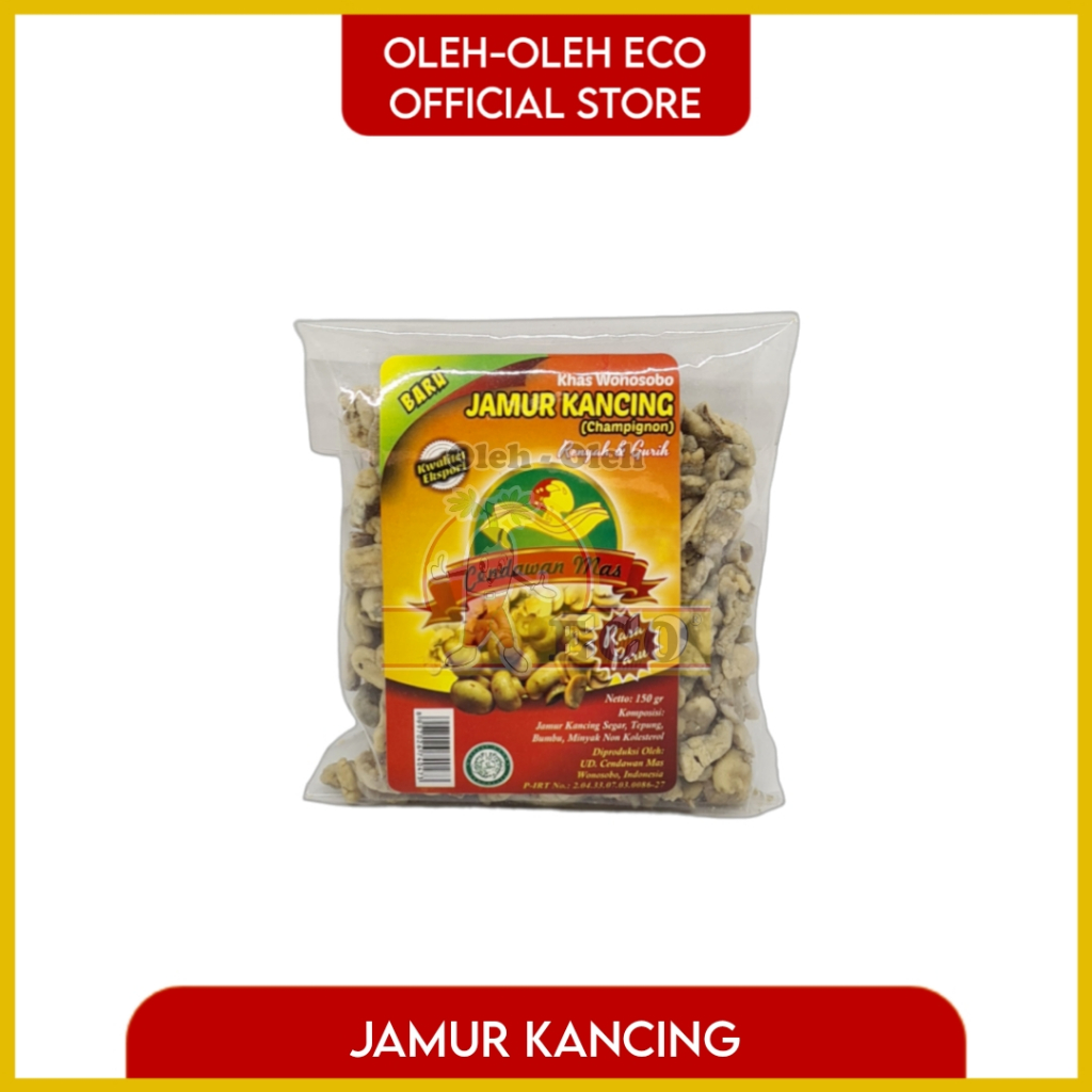 

Keripik Kripik Jamur Kancing Champignon CENDAWAN MAS