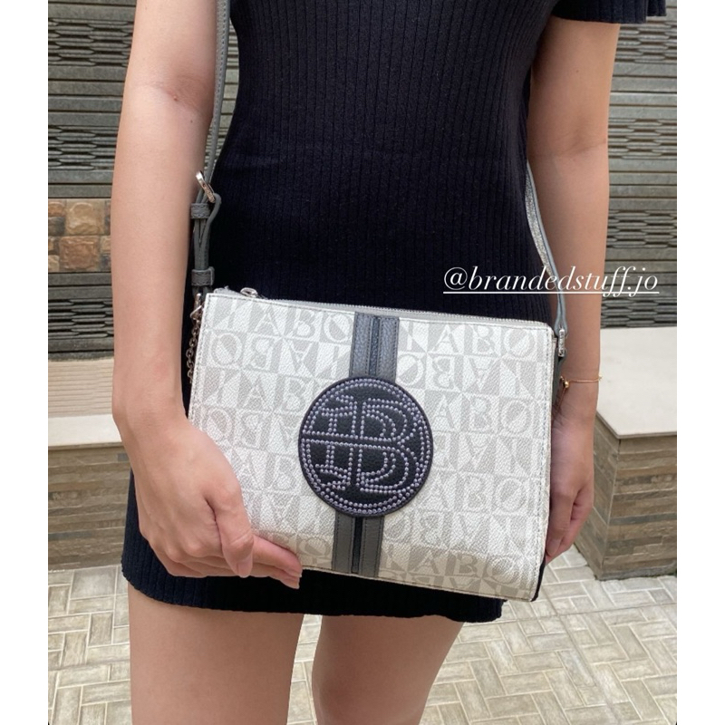 Bonia sling bag mono white READY STOCK