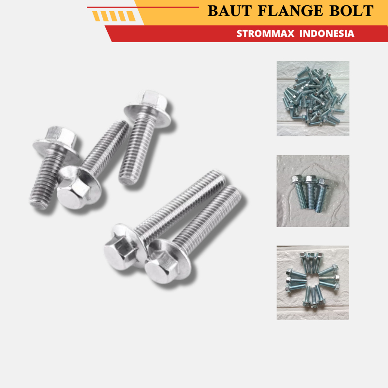COD - Baut Mur M8 Baut 8 Kunci 8 Baut 10 Kunci 10 Baut 12 Kunci 12