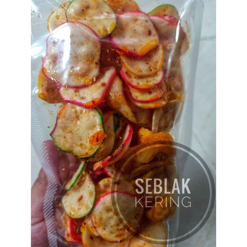 

kerupuk sebring(seblak kering)250grm"1/4
