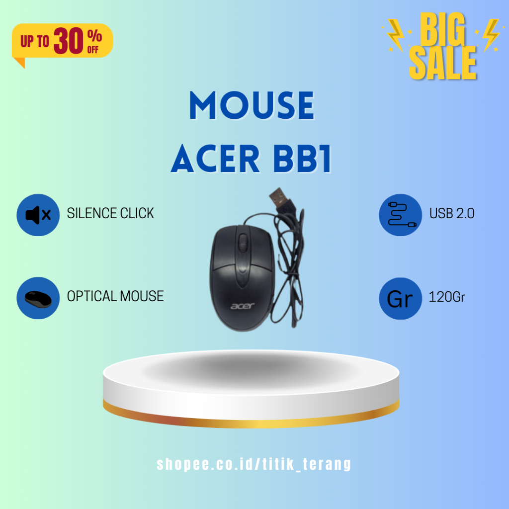 Mouse Kabel BB1 Mouse Kabel Acer BB1 Mouse USB
