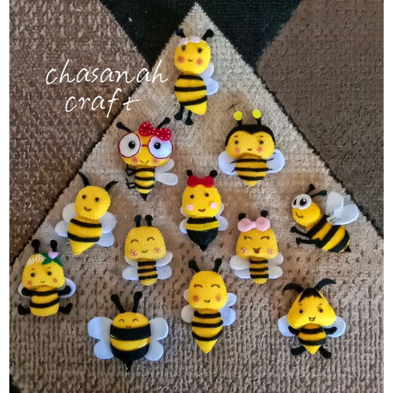 BONEKA LEBAH FLANEL/BONEKA LEBAH/BONEKA HEWAN/BONEKA FLANEL LEBAH