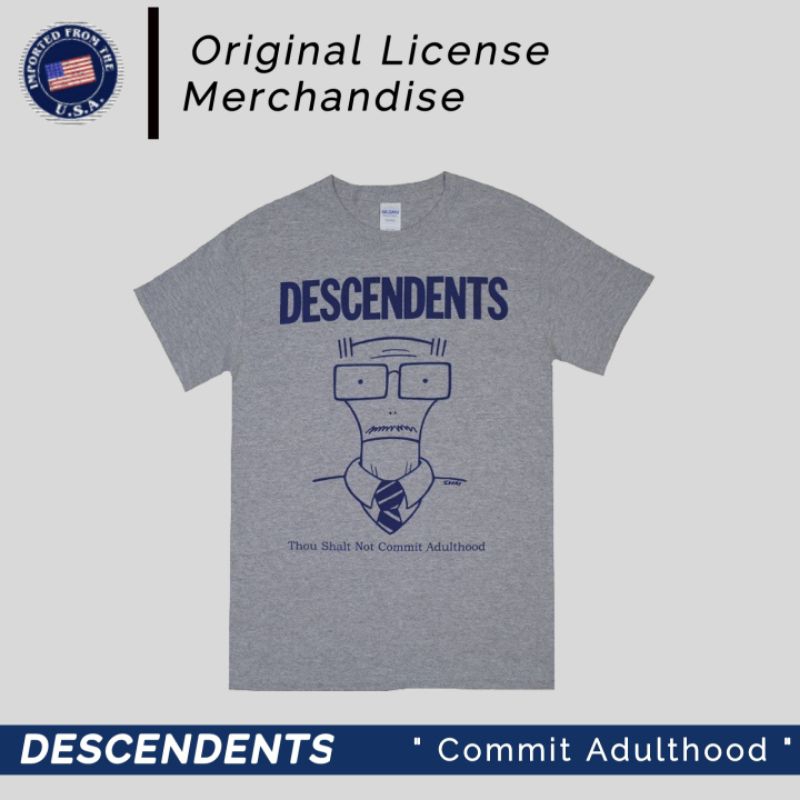 Descendents T shirt kaos band music Original Official License