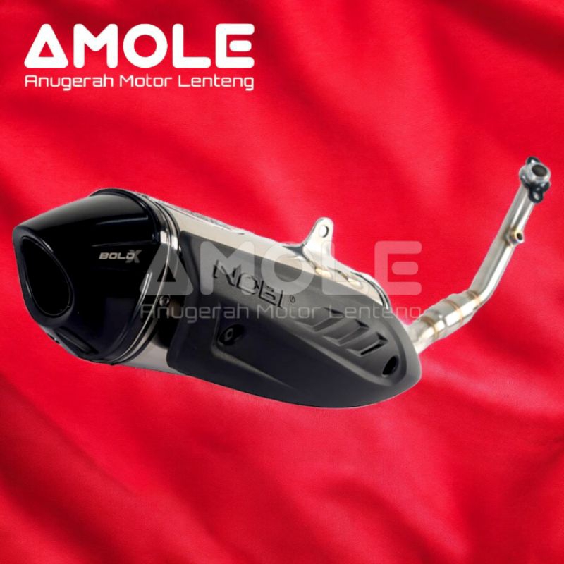 Knalpot Nobi Nob1 Bold X Series Silent Yamaha Aerox new NMax New Neo Turbo