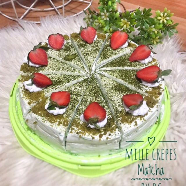 

Mille Crepes Matcha