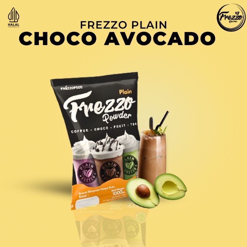 

Bubuk Minuman Rasa Choco Avocado Plain Frezzo 1kg/ Minuman Murah dan Enak Frezzo Plain