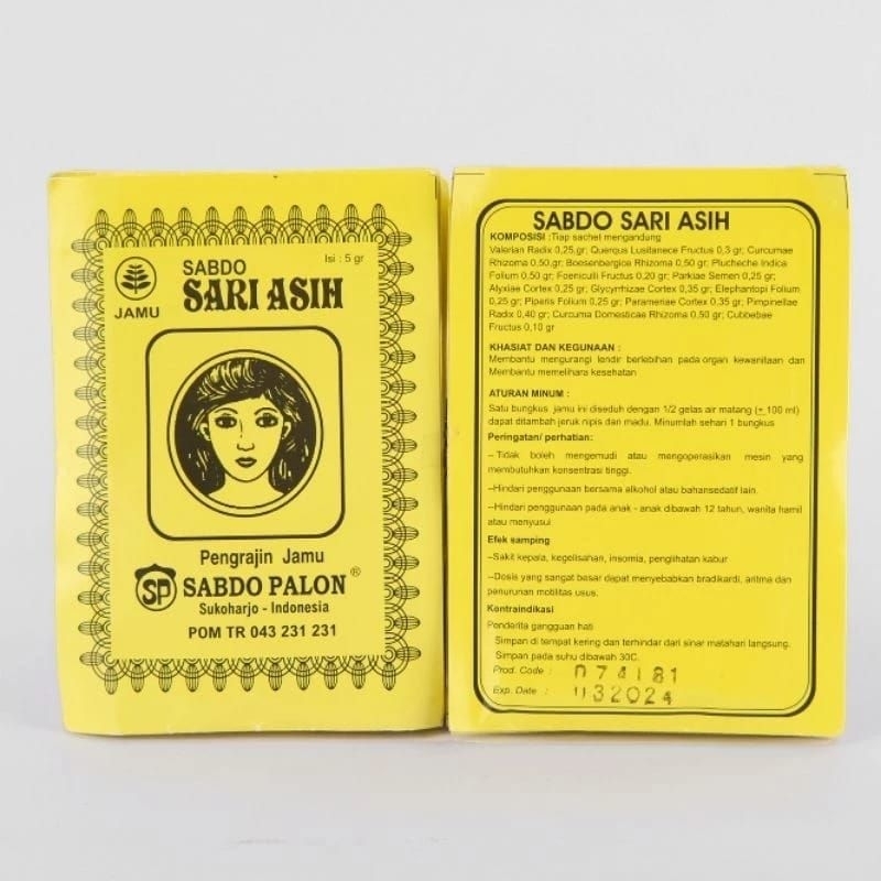 

Jamu Serbuk Sabdo Sari Asih - 1 Pack 10 Sachet Sabdo Palon