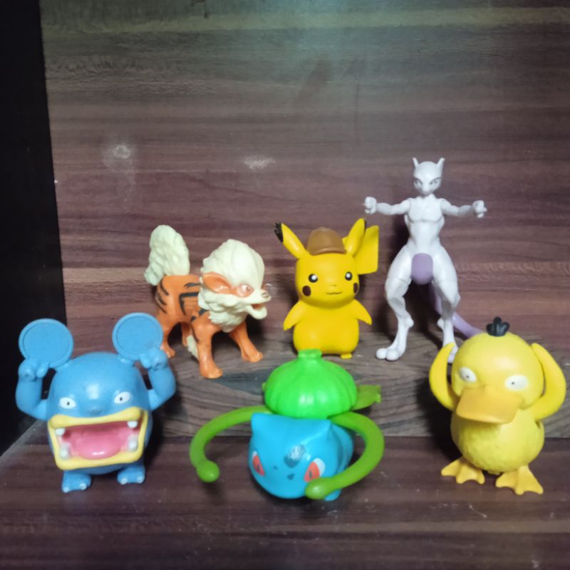 burgerking toys pokemon detective pikachu full set