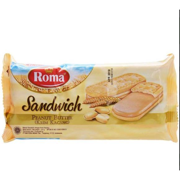 

ROMA SANDWICHI PEANUT 206 GR