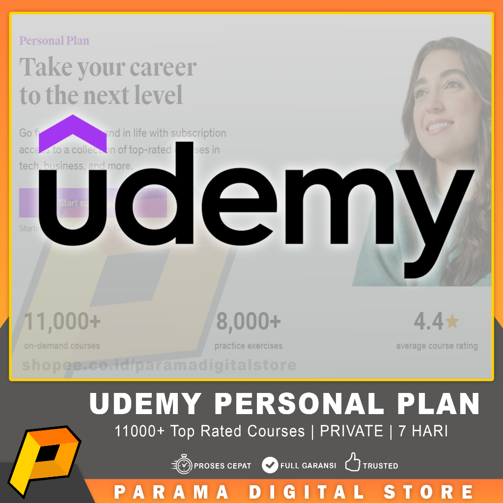 UDEMY PERSONAL PLAN 7 HARI | PRIVATE | (11000+ Top Rated Courses)