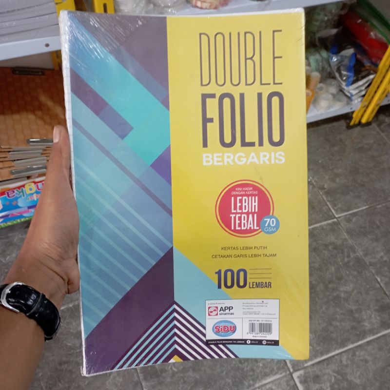 

KERTAS DOUBLE FOLIO BERGARIS PAPERLINE SIDU 100 LEMBAR