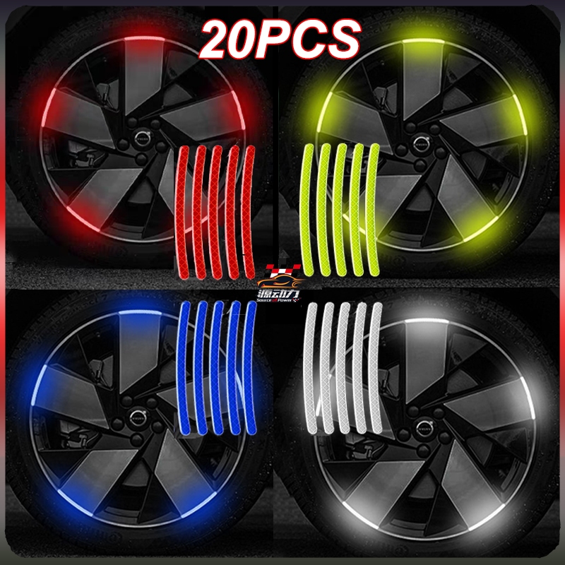 Stiker Mobil Stiker Motor 20pcs Stiker Reflektor Select Mobil Motor Sticker Reflektor