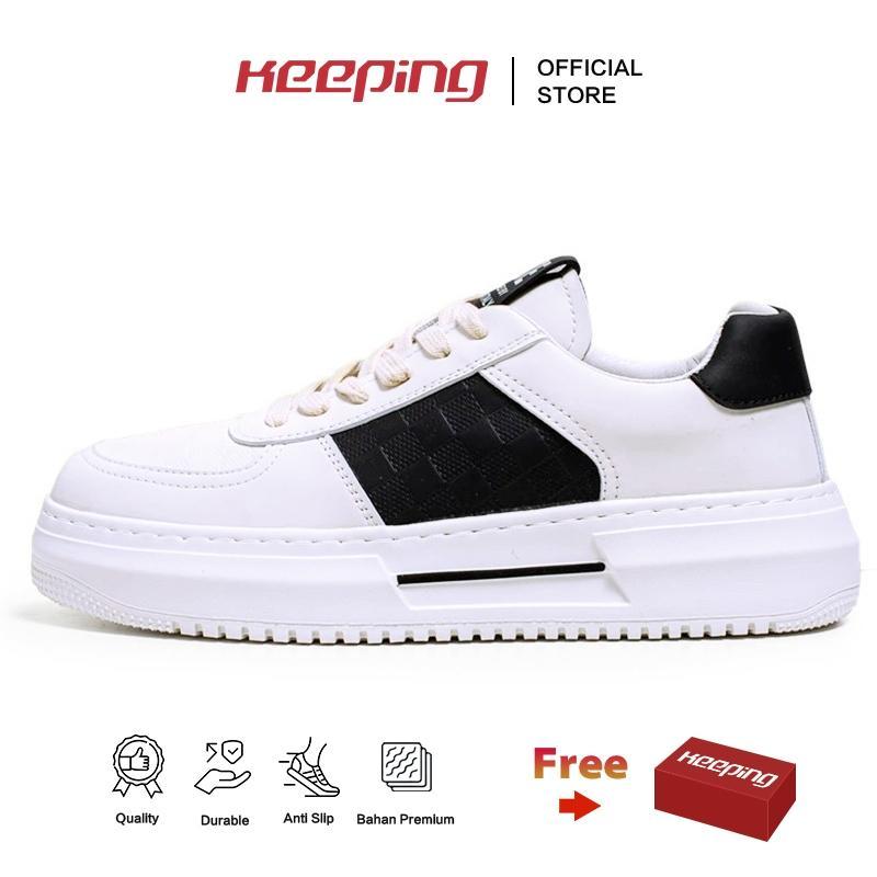 Keeping Sepatu Pria Casual Jalan Sneakers Putih Sepatu Olahraga Cowok Original Sport Shoes KSC120