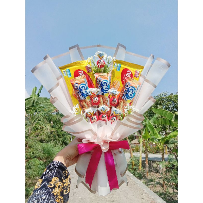 

SNACK BOUQUET MIX (Buket Kado_Buket Wisuda)