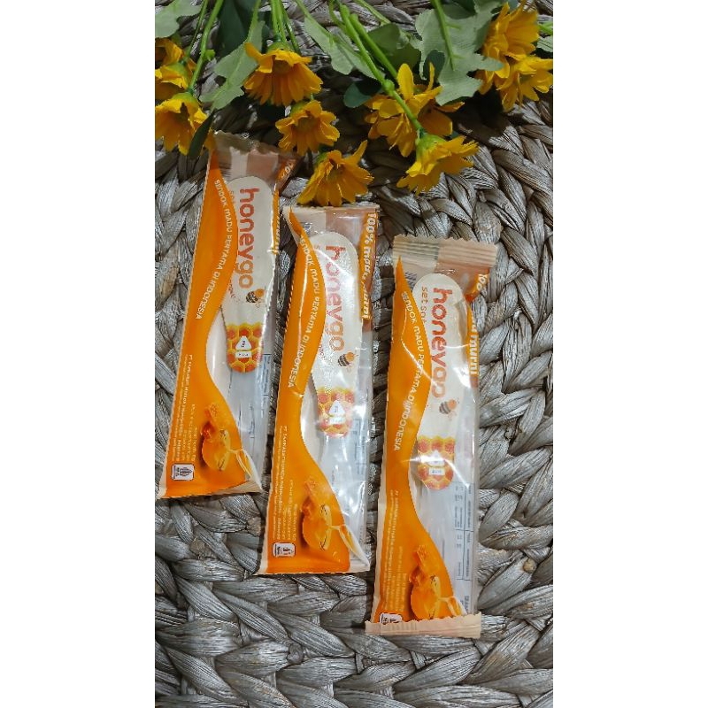 

honeygo sendok madu100% madu asli
