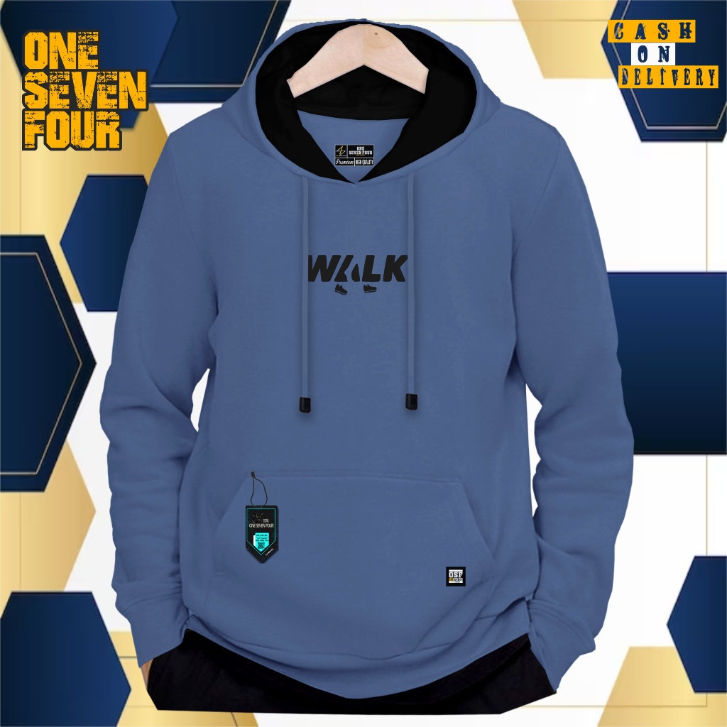 OSF Hoodie Pria Original 100% 2024 Jaket Hoodie Pria Warna Cream Sweater Hoodie Pria List WALK