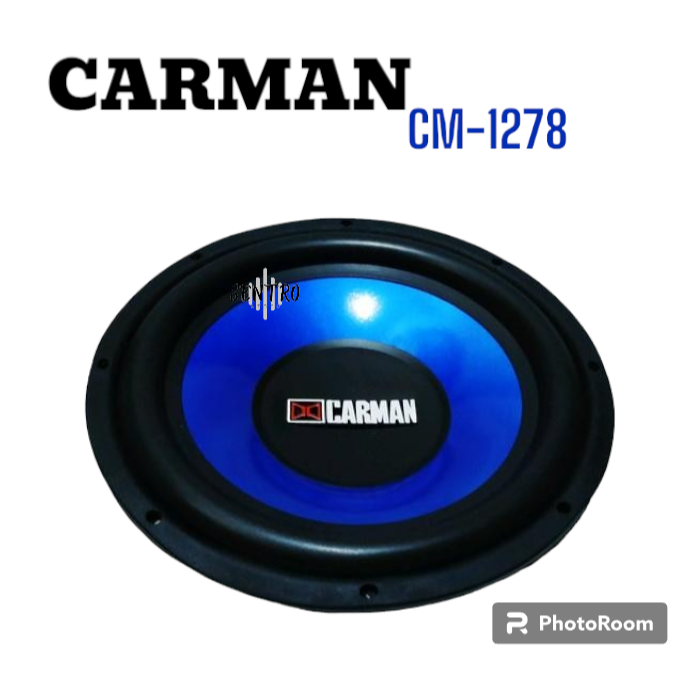 Subwoofer CARMAN CM-1278 subwoofer 12 inch carman - BIRU