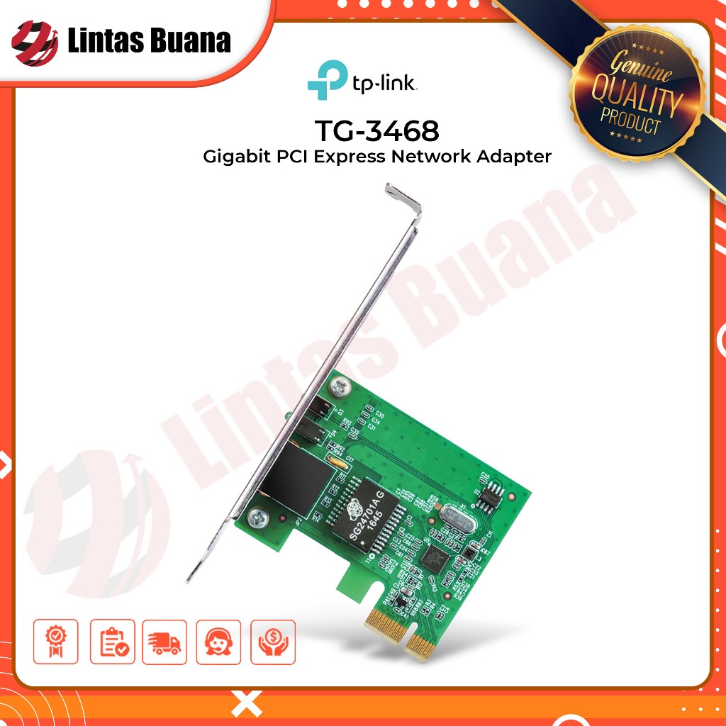 TP-LINK TG3468 Gigabit PCI Express Network Adapter - tplink TG-3468 LAN CARD