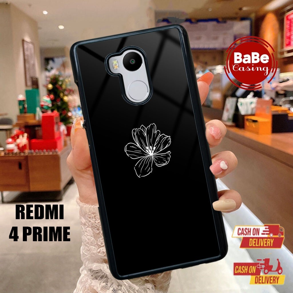 Case Redmi 4 Prime Terlaris Motif Black Cute Casing Redmi 4 Prime Bahan Hardcase Softcase Premium Gl