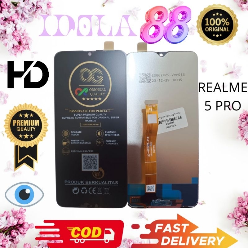 LCD FULLSET REALME 5PRO / REALME Q ORIGINAL TOUCHSCREEN LCD