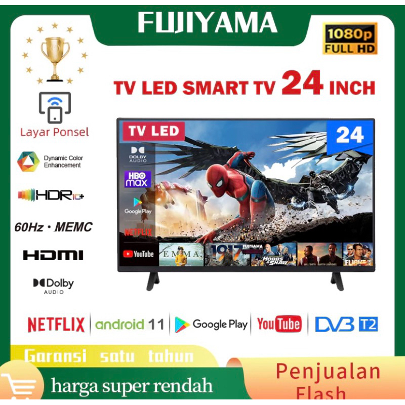 FUJIYAMA LED SMART TV 24 Inch