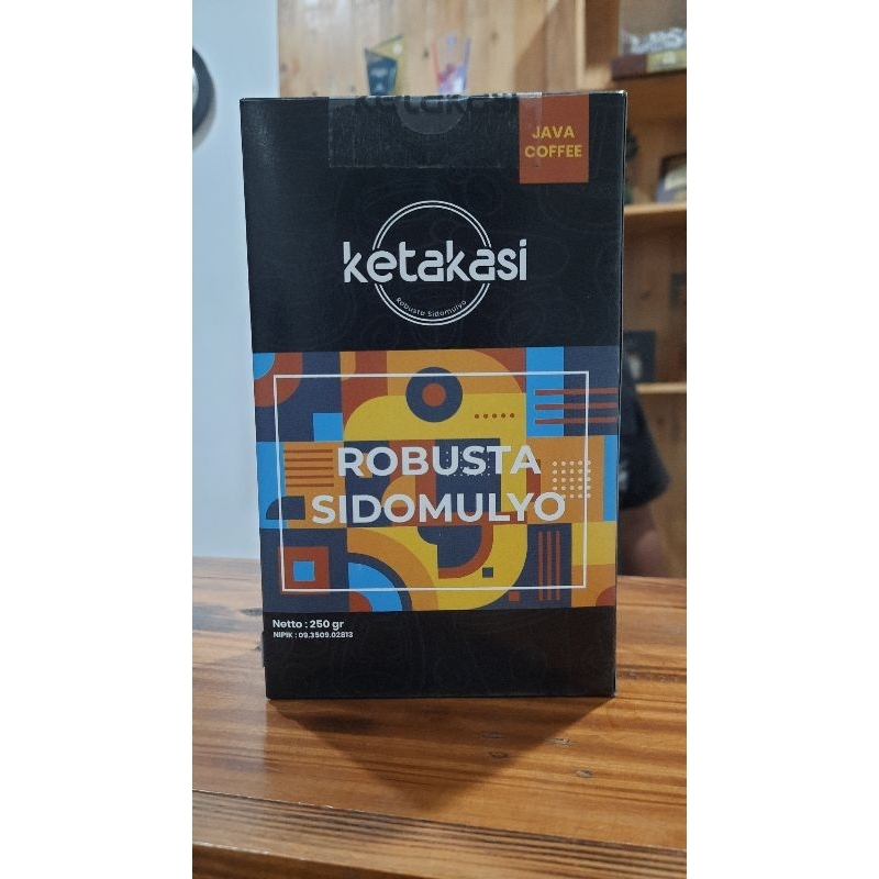 

Kopi Robusta Premium kemasan 250gram, Asli Sidomulyo