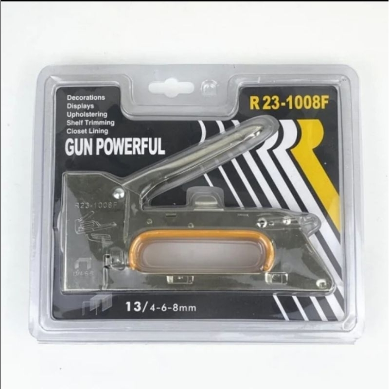 

JHTeknik Staples Gun Tacker R23-1008F/Staples Tembak R23-1008F