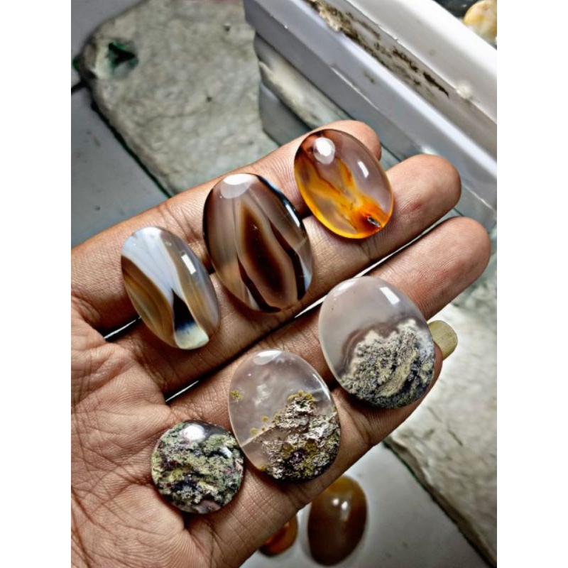 batu akik Yaman dan Sulaiman motif unik unik