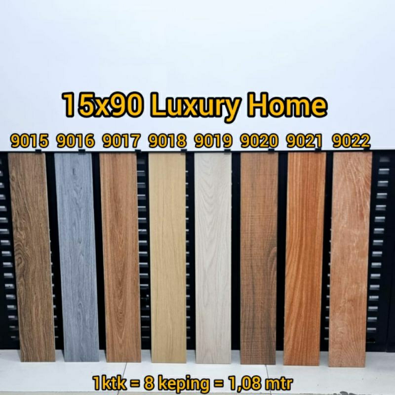 15X90 GRANIT ASLI LUXURY HOME KW 1 A MOTIF KAYU TERBARU LANTAI VYNIL UNTUK TERAS LANTAI RUANGAN WARN