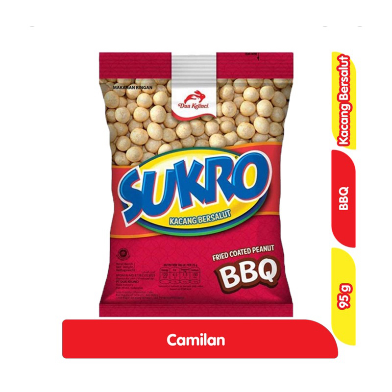 

Dua Kelinci Sukro Kacang Atom Barbekiu 95 g