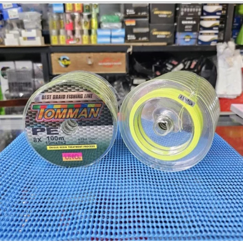 SENAR PANCING PE UNO TOMAN X8 100m YELLOW