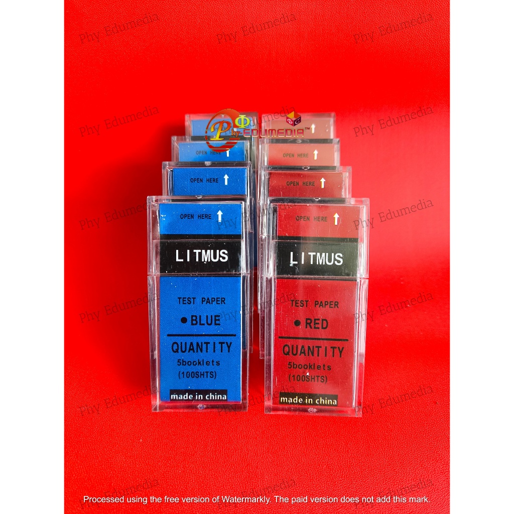 Kertas Lakmus / Lakmus Merah / Lakmus Biru / Alat Cek Air Ketuban Per Pack Isi 100 RRT